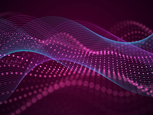 Futuristic, Purple, waves