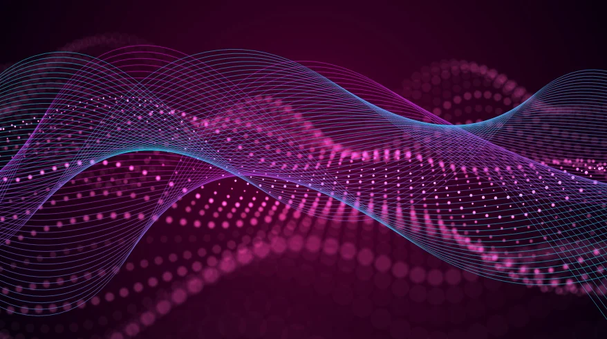 Futuristic, Purple, waves